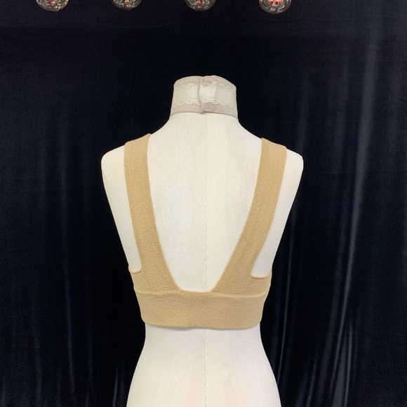 Gold/nude knit cami - Picture 3 of 5